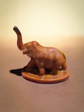 Rare 1982 Robert Henry Bimbah Elephant Cocoa Slag Glass LTD Ed Mosser Art Glass